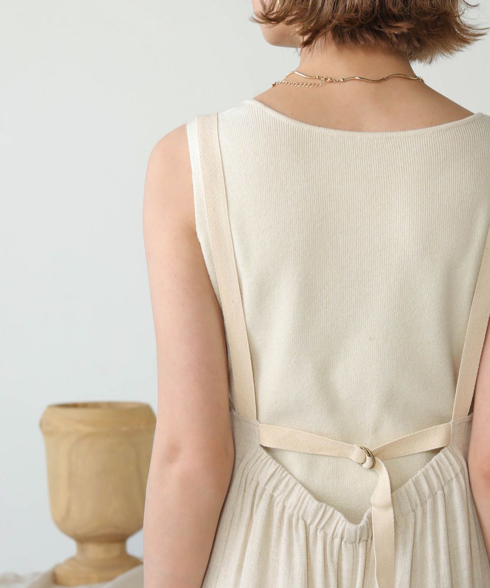 LINEN BLEND GATHERS All-IN-ONE