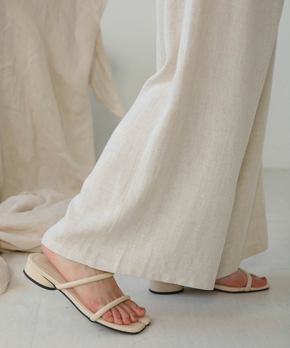 LINEN BLEND GATHERS All-IN-ONE