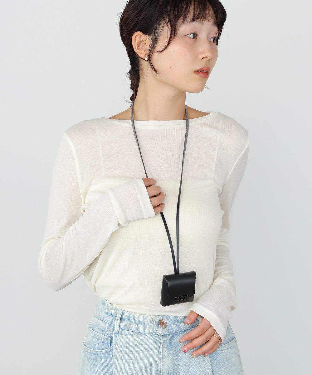 ベーシックセミシアーカットソー