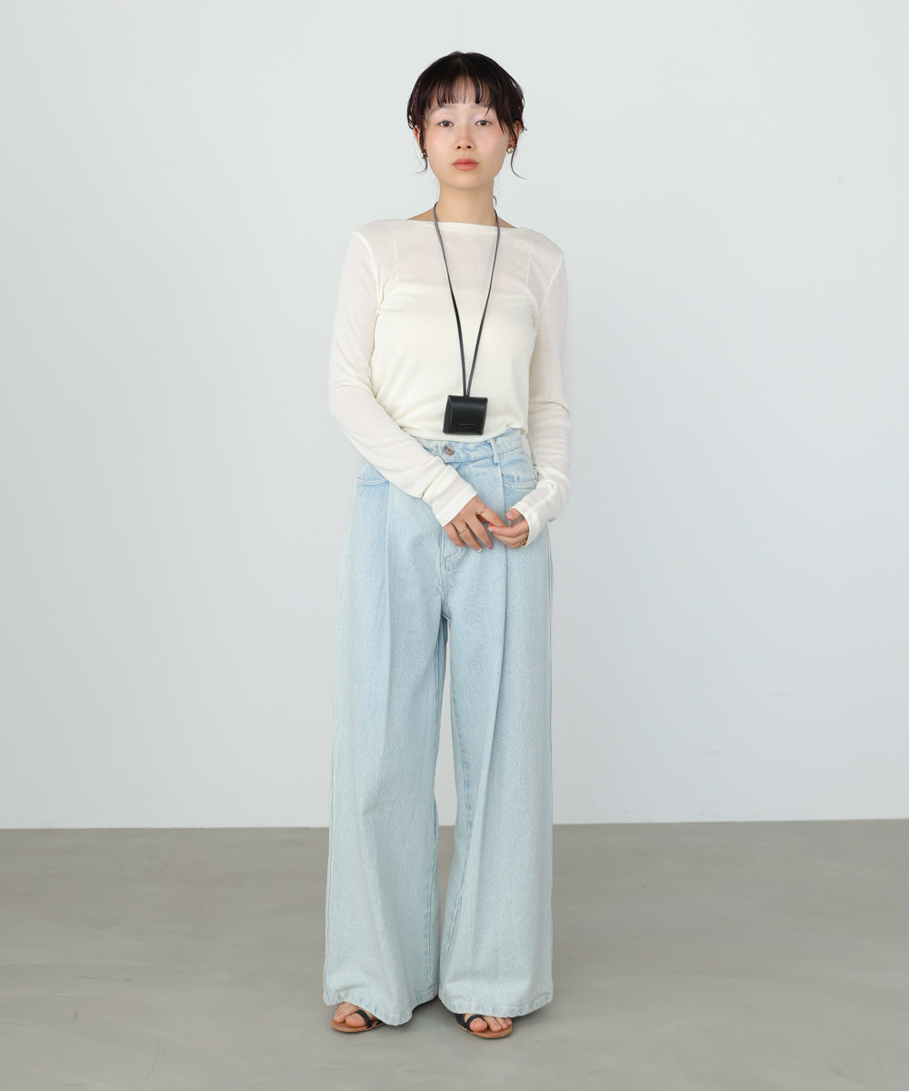 ベーシックセミシアーカットソー