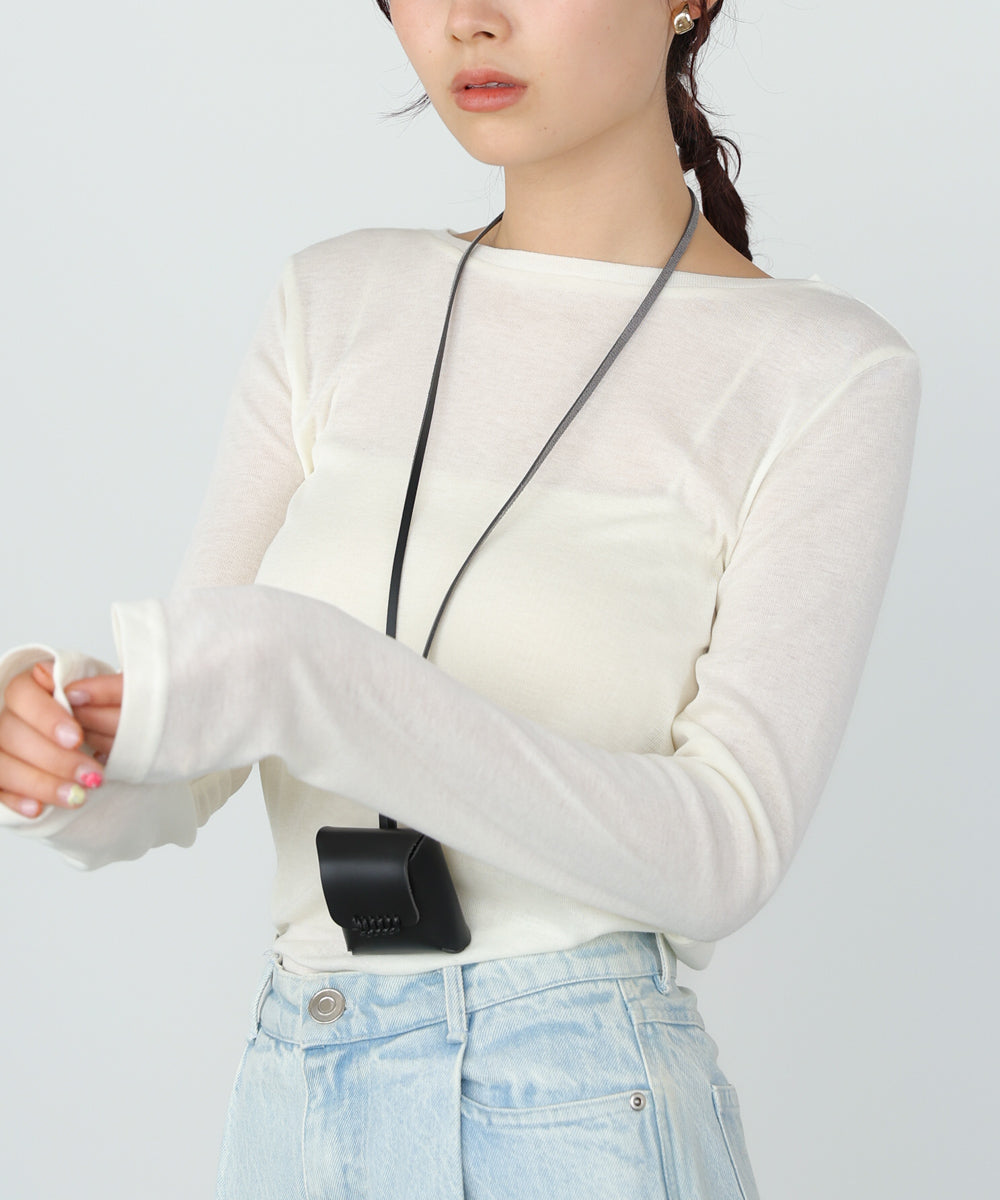 ベーシックセミシアーカットソー