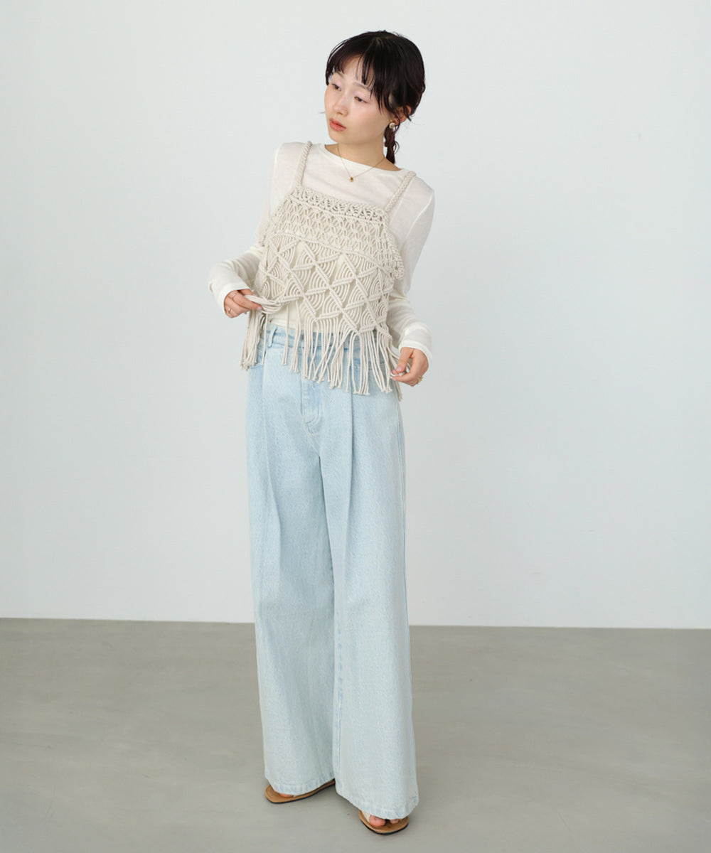 ベーシックセミシアーカットソー