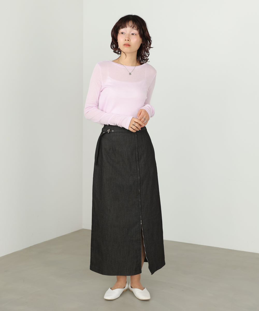 ベーシックセミシアーカットソー