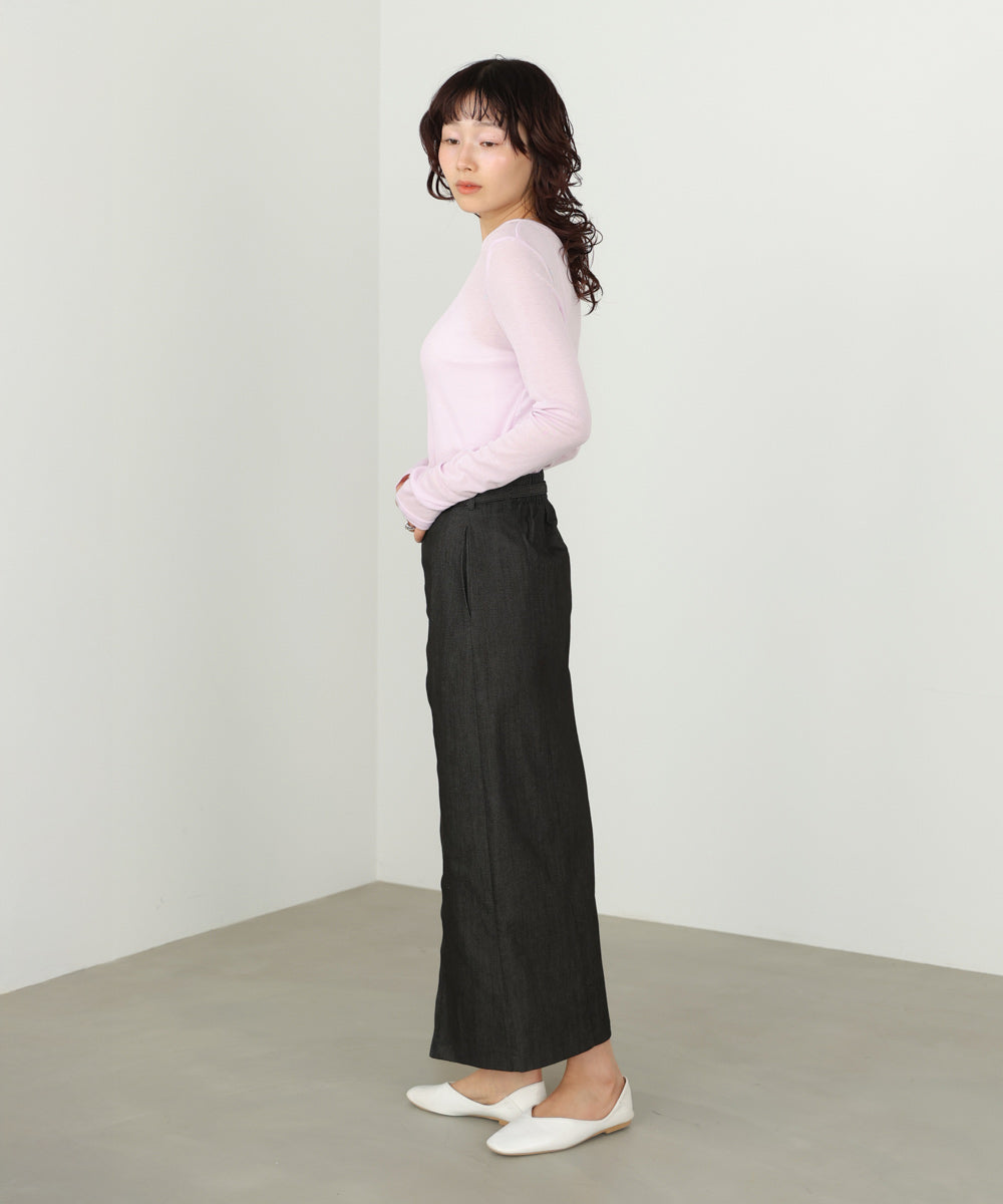 ベーシックセミシアーカットソー