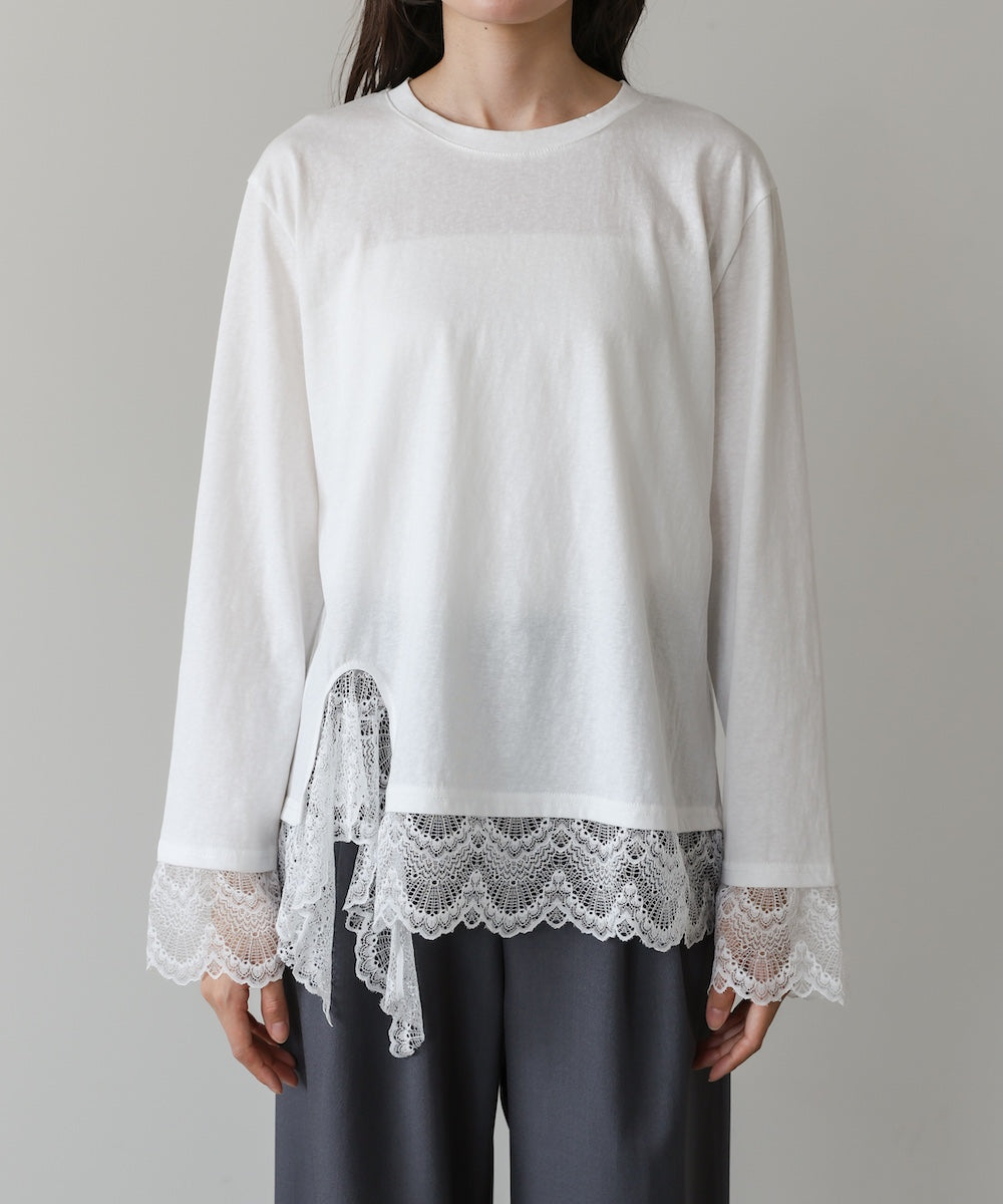 レースレイヤードロンT