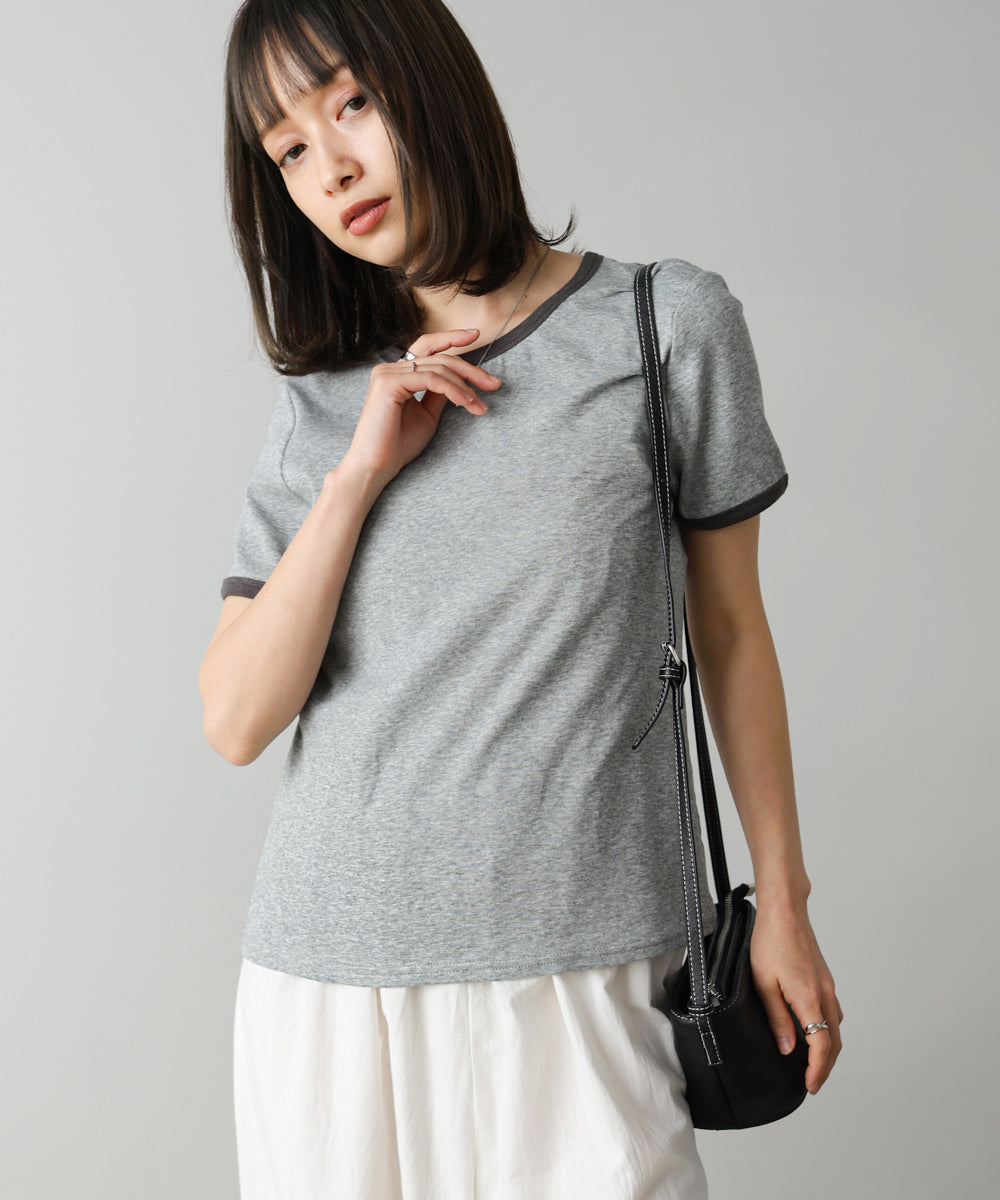 配色リンガーTシャツ