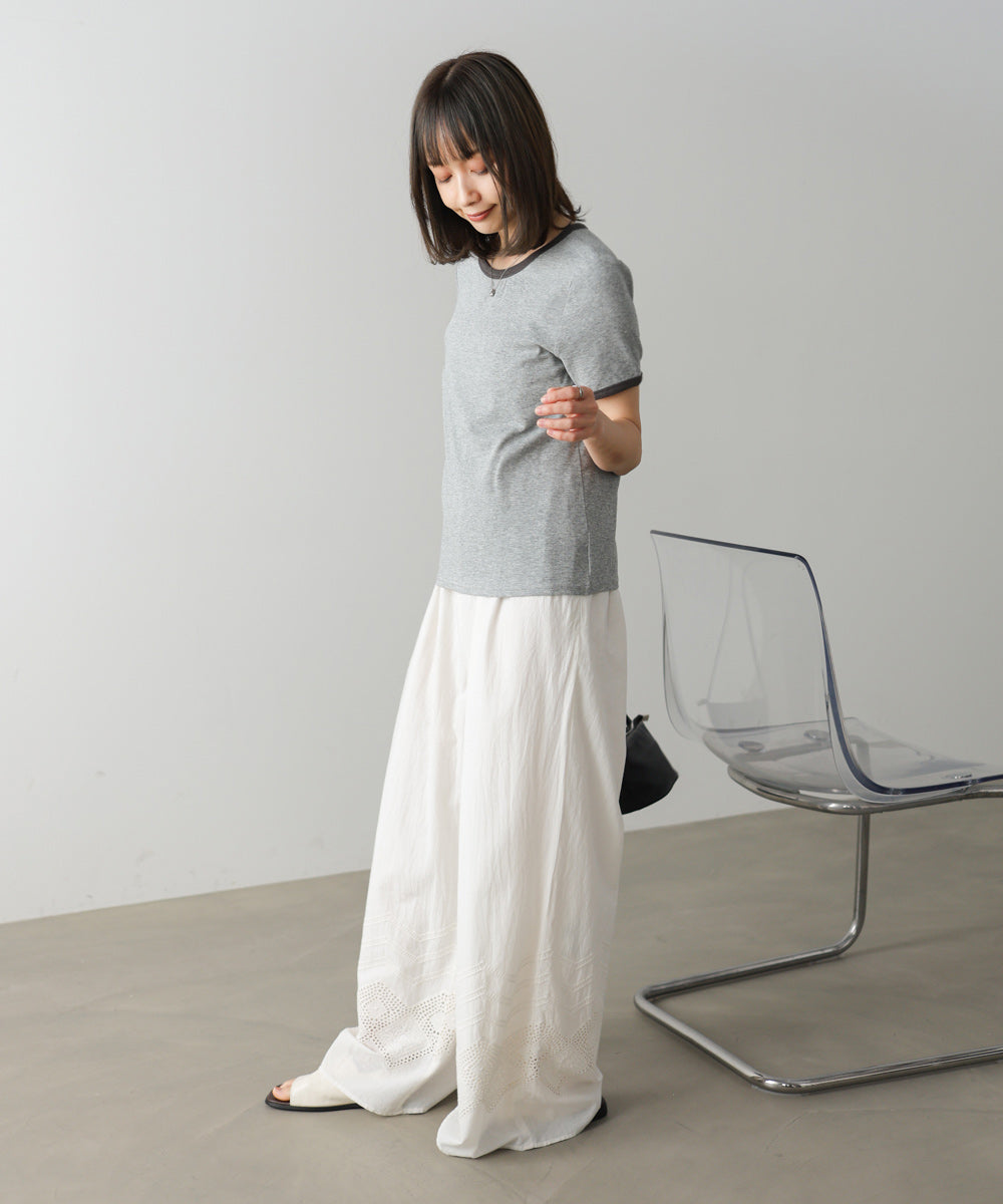 配色リンガーTシャツ