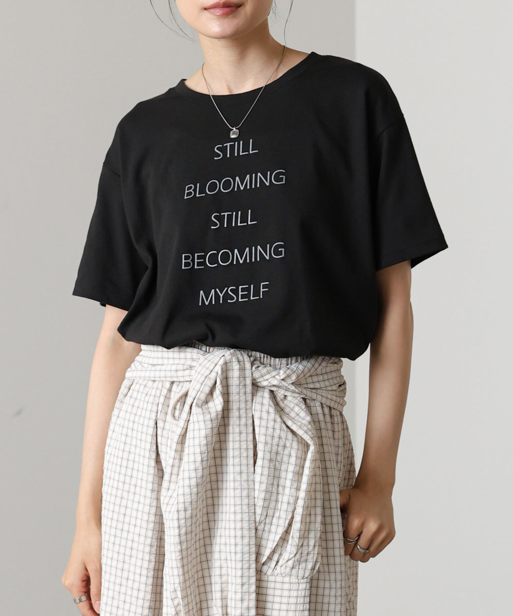 立体プリントオーバーサイズロゴTEE
