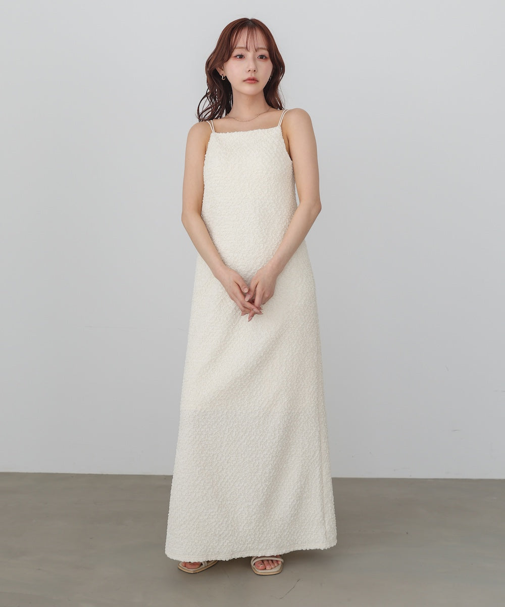 【選べるサイズ展開】ホイップカップ付キャミワンピース