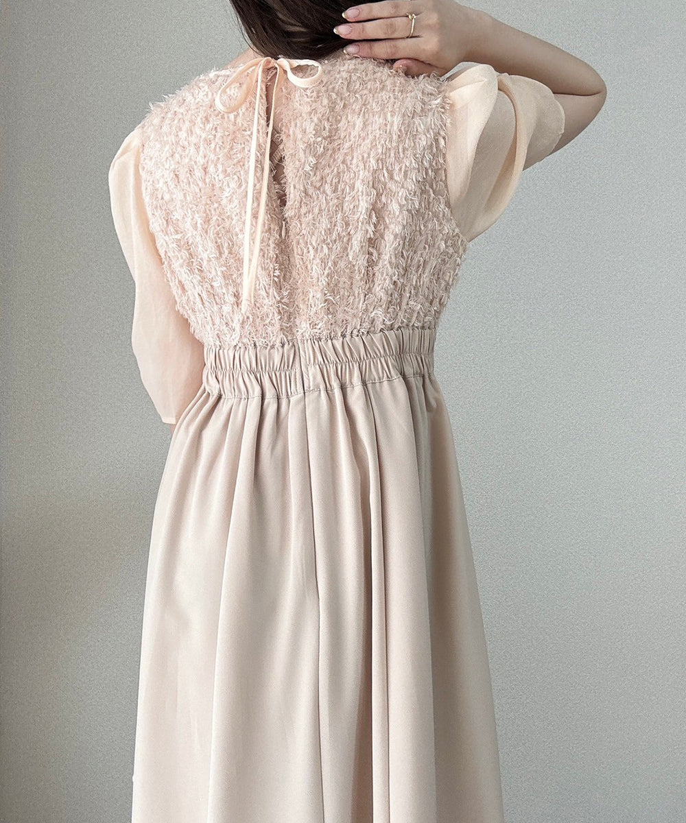 SHAGGY SWITCHING FLARE ONEPIECE