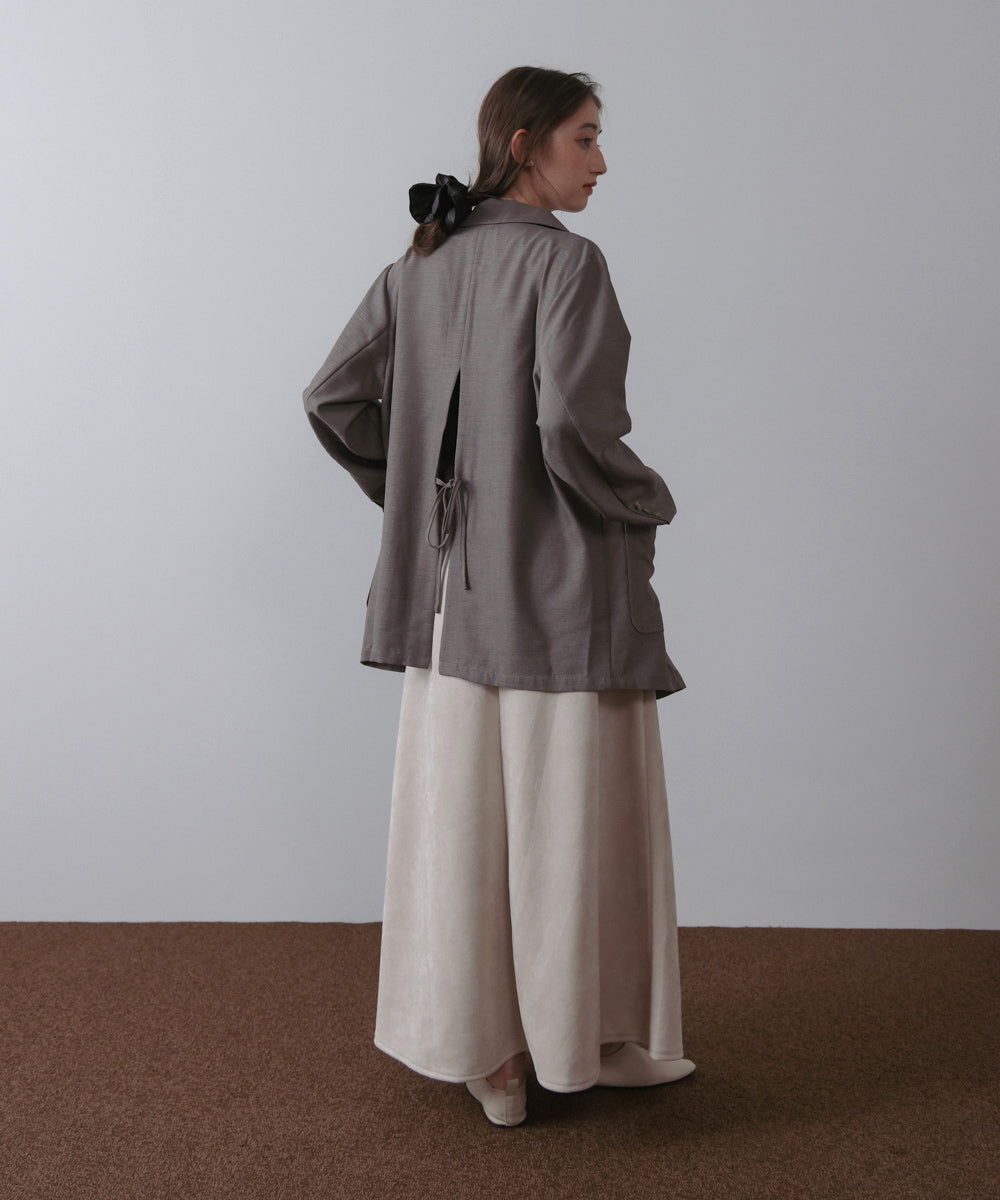 【選べる2タイプ】スウェードロングスカート