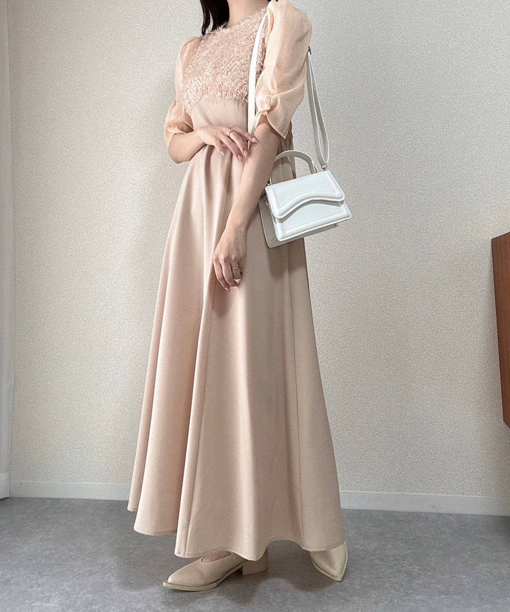 SHAGGY SWITCHING FLARE ONEPIECE