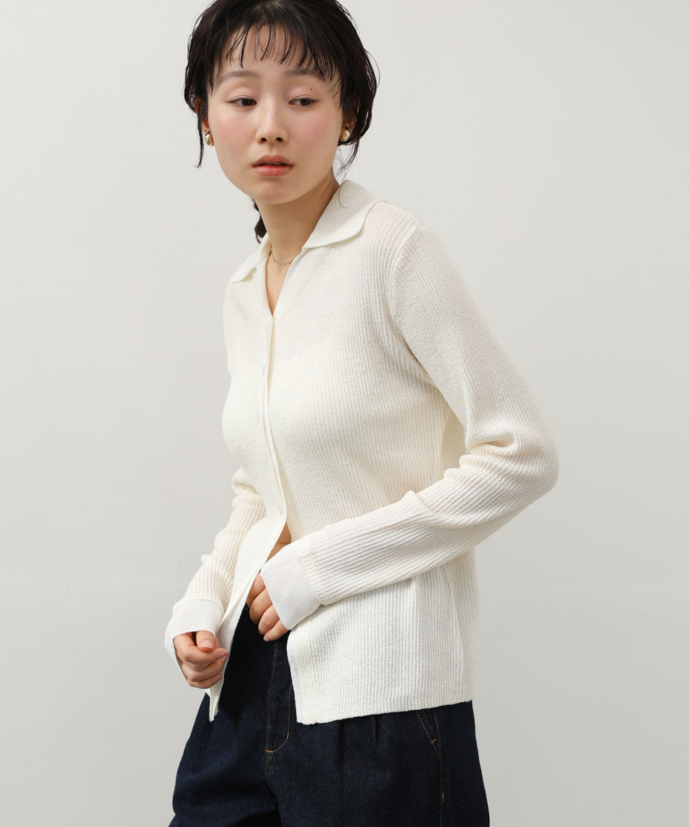 レイヤードライクニットカーディガン