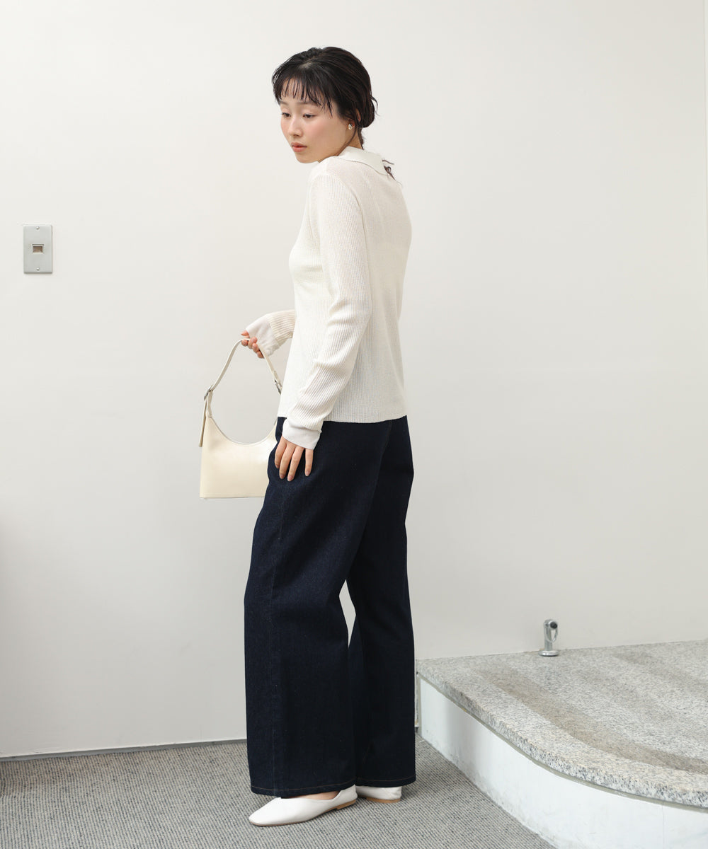 レイヤードライクニットカーディガン