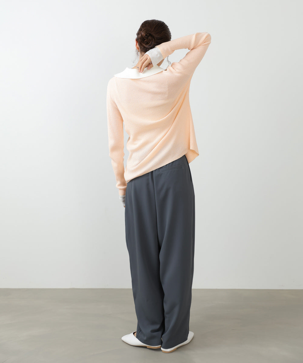 レイヤードライクニットカーディガン