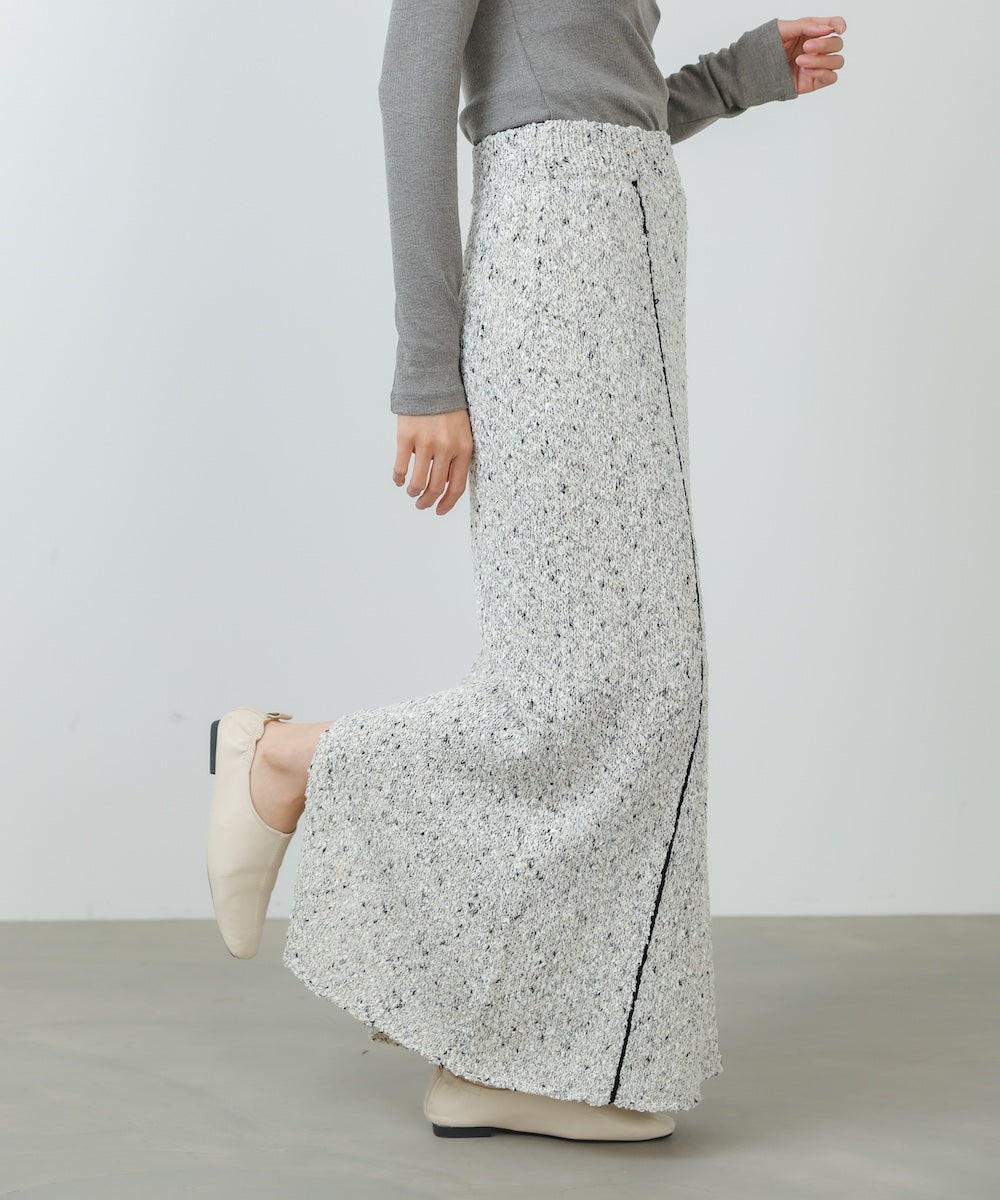 【セットアップ対応可能】【選べるサイズ展開】MIX編みラインニットスカート