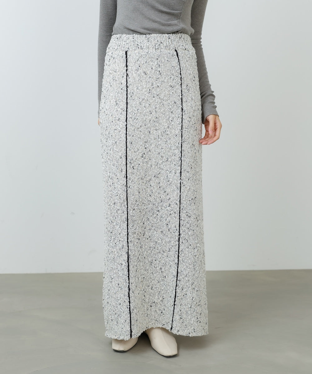 【セットアップ対応可能】【選べるサイズ展開】MIX編みラインニットスカート