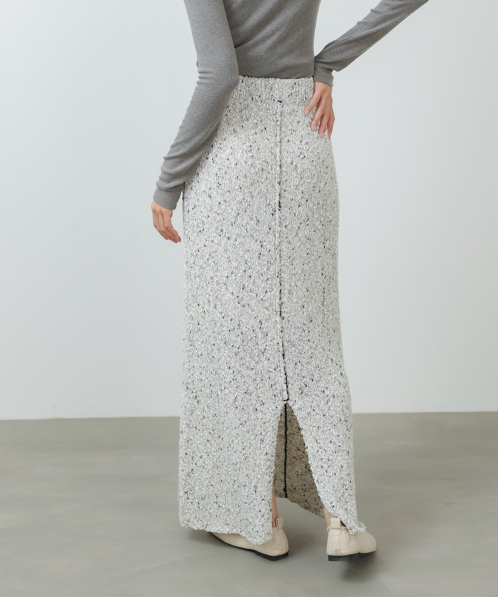 【セットアップ対応可能】【選べるサイズ展開】MIX編みラインニットスカート