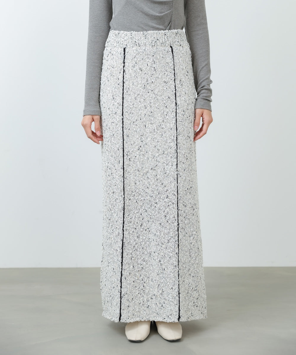 【セットアップ対応可能】【選べるサイズ展開】MIX編みラインニットスカート