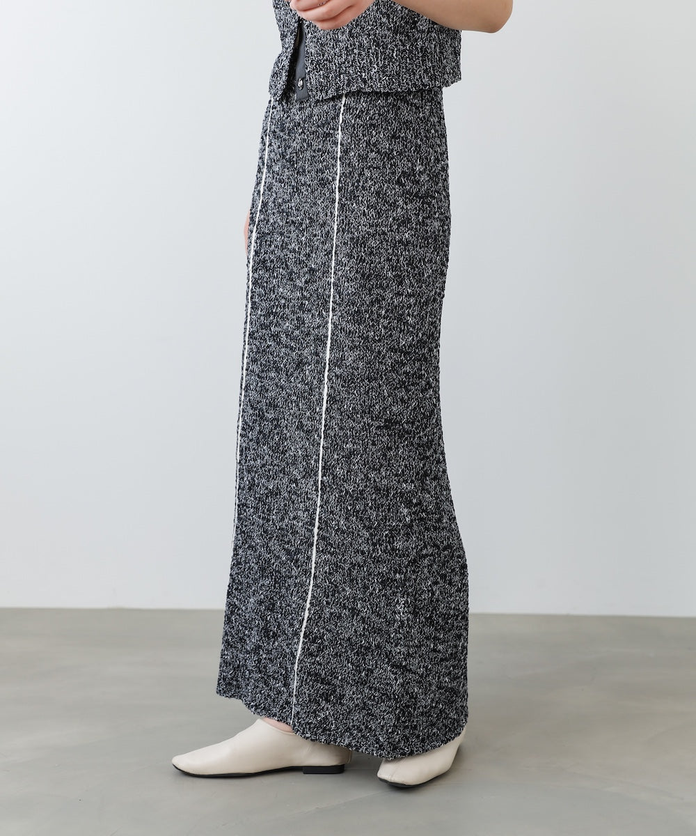 【セットアップ対応可能】【選べるサイズ展開】MIX編みラインニットスカート