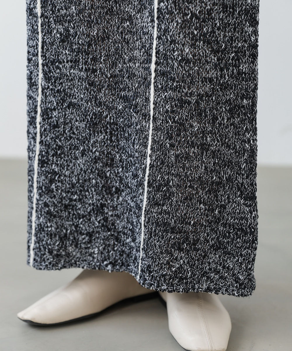 【セットアップ対応可能】【選べるサイズ展開】MIX編みラインニットスカート