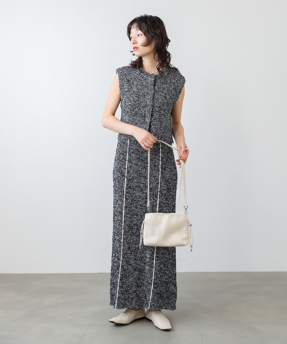 【セットアップ対応可能】【選べるサイズ展開】MIX編みラインニットスカート