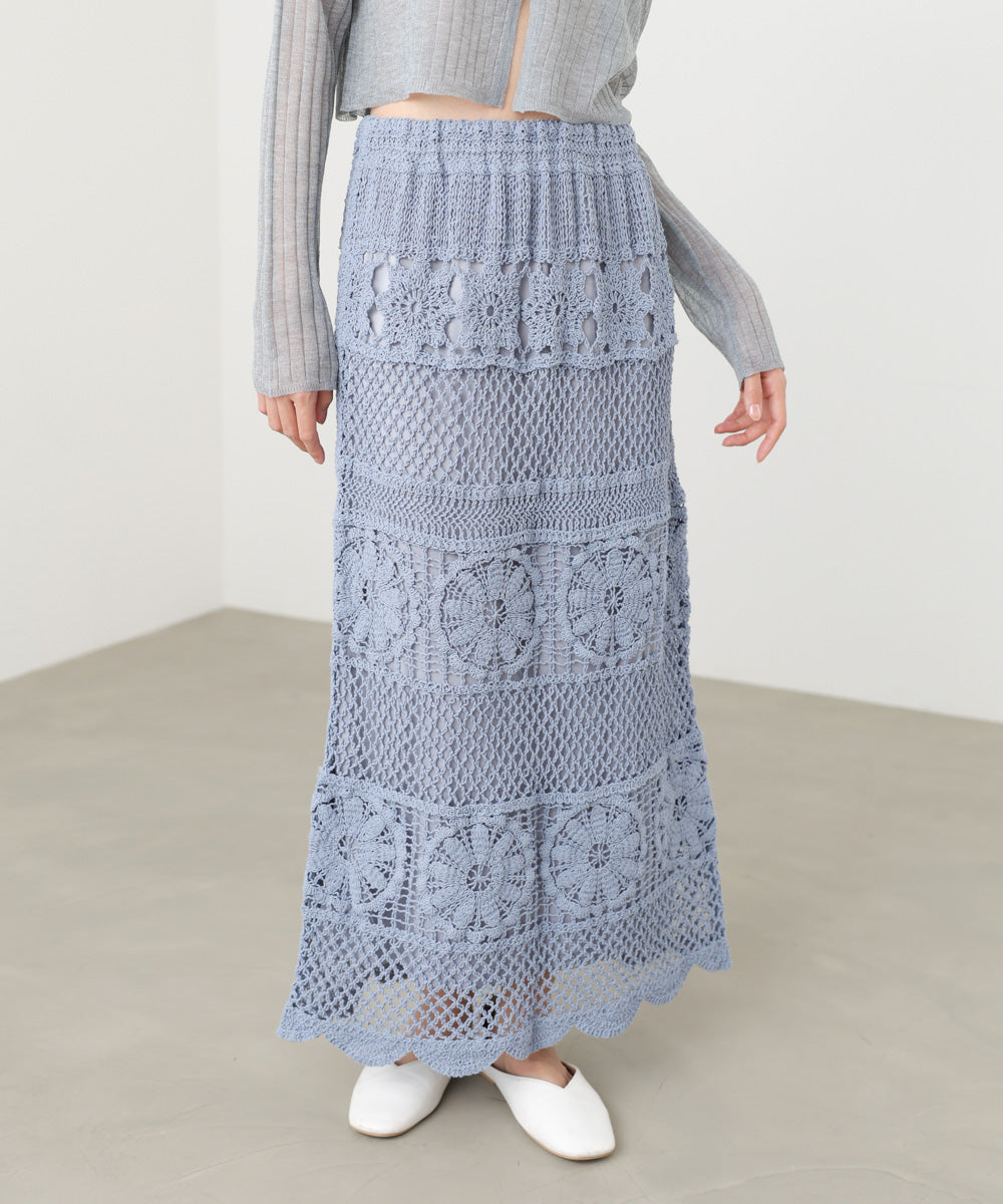 クロシェIラインスカート