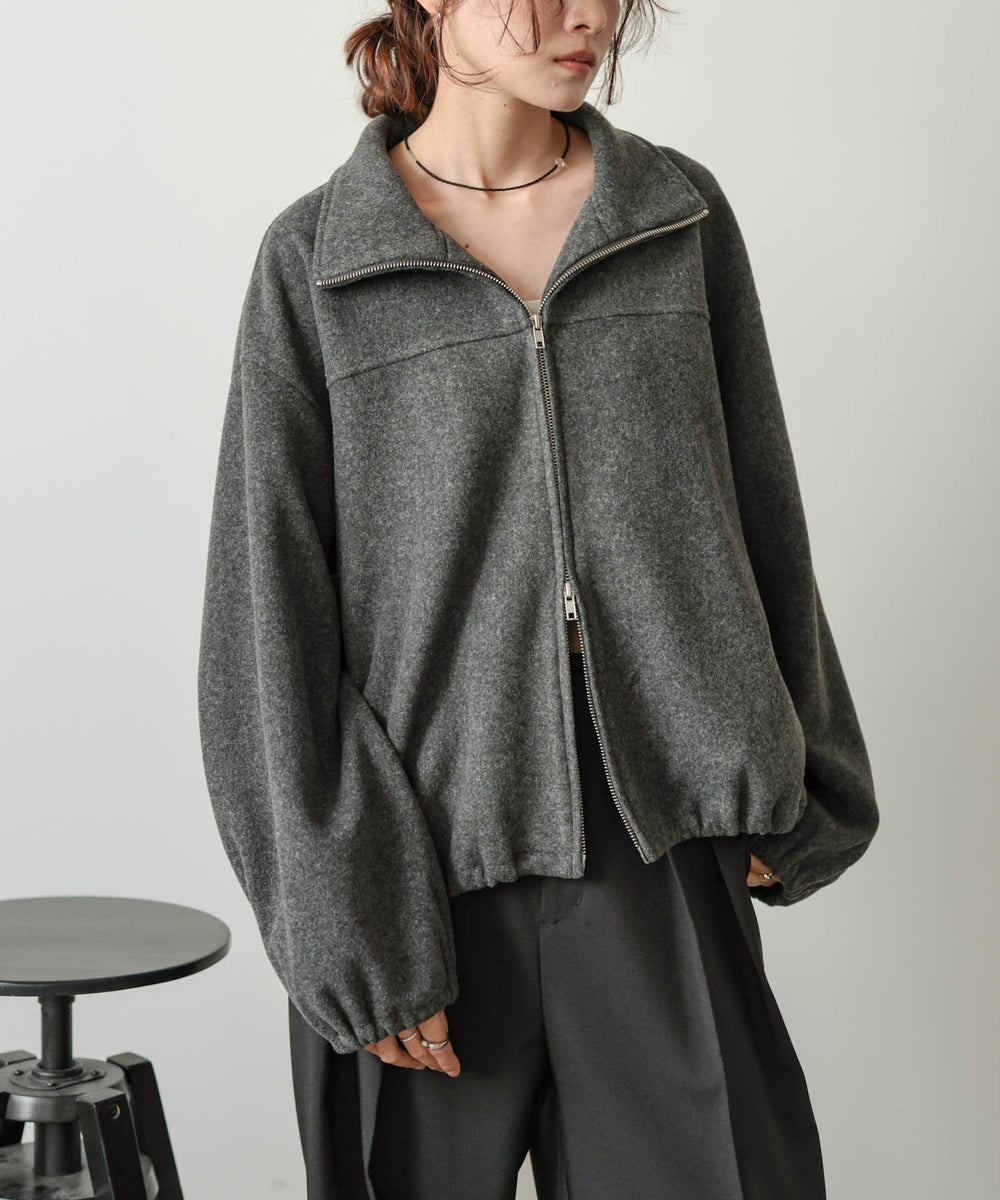 Wジップフリースブルゾン