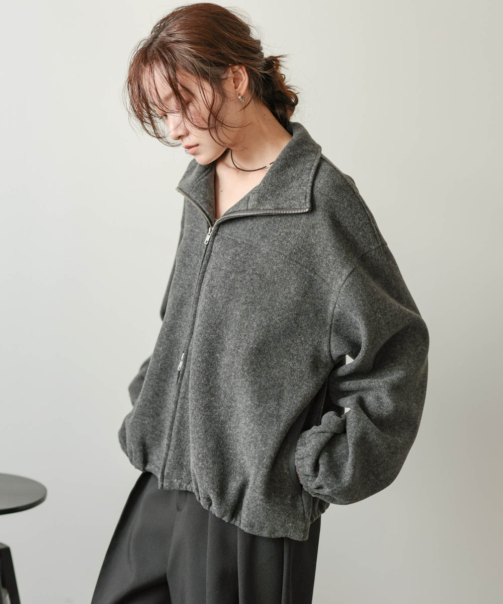 Wジップフリースブルゾン