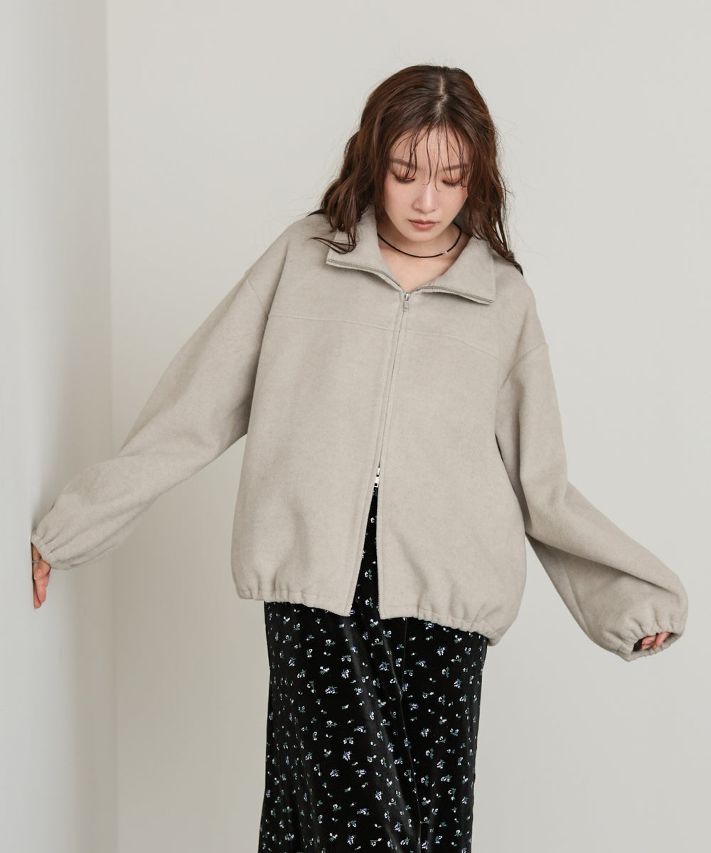 Wジップフリースブルゾン
