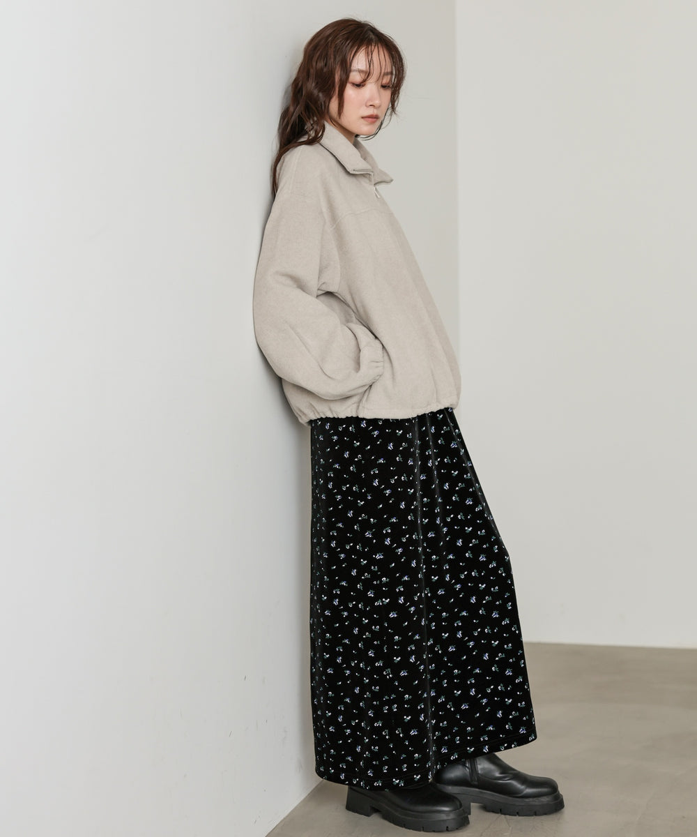 Wジップフリースブルゾン