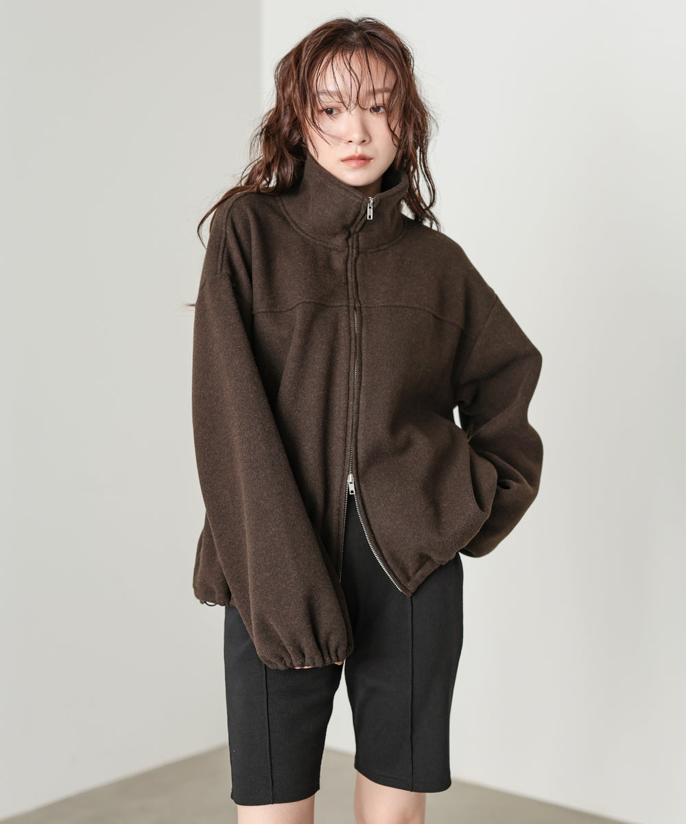 Wジップフリースブルゾン