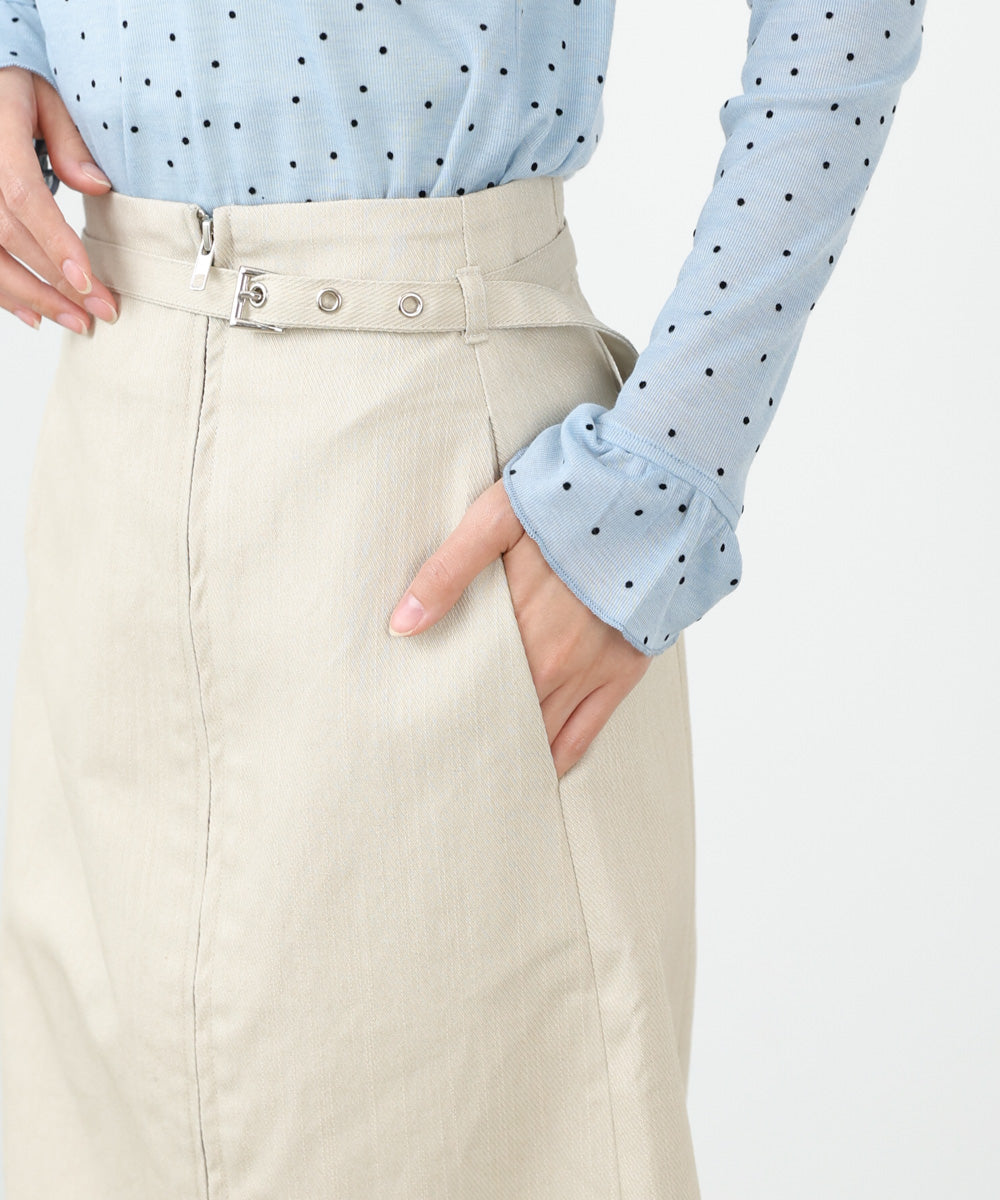 フロントWジップタイトスカート