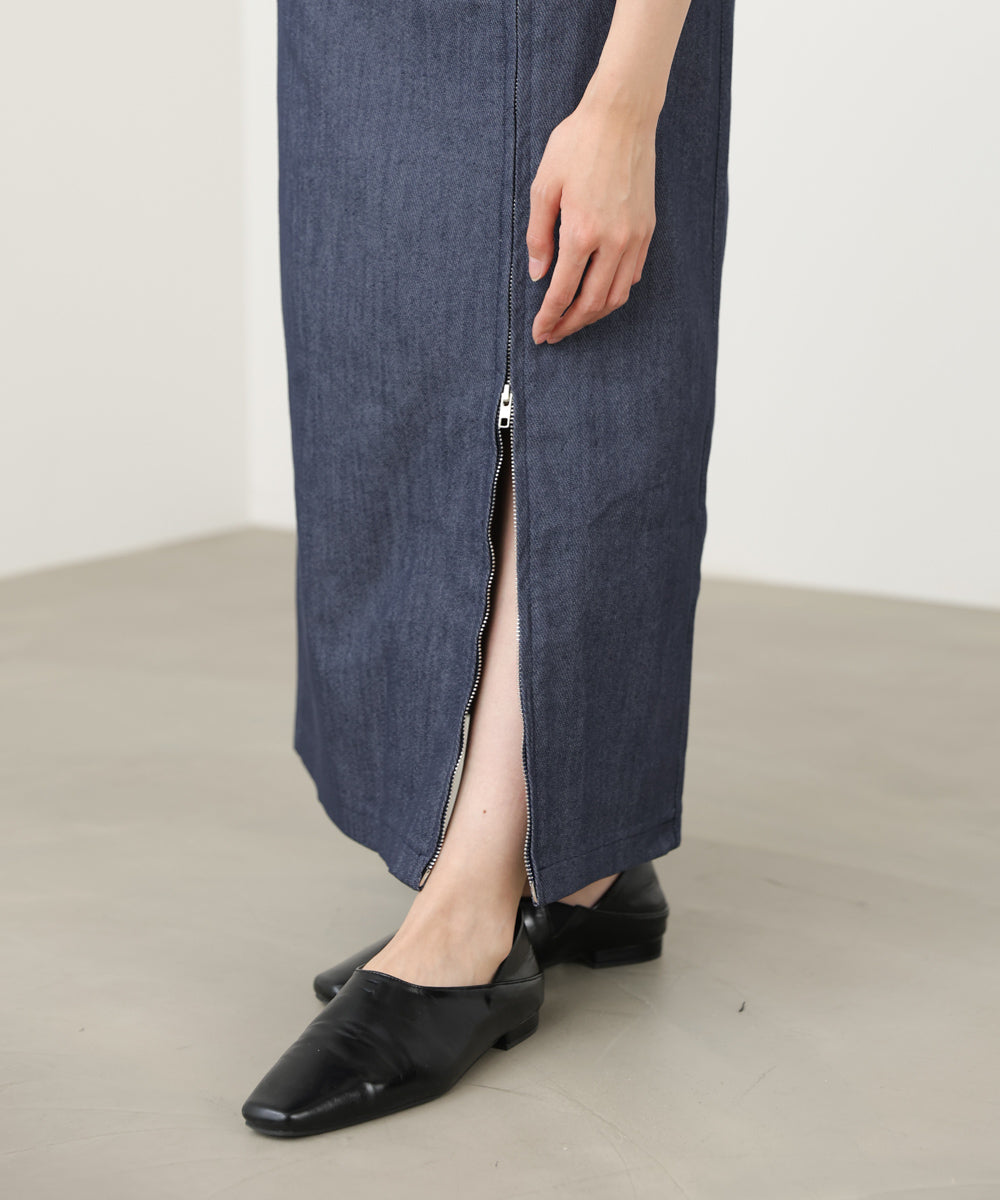 フロントWジップタイトスカート