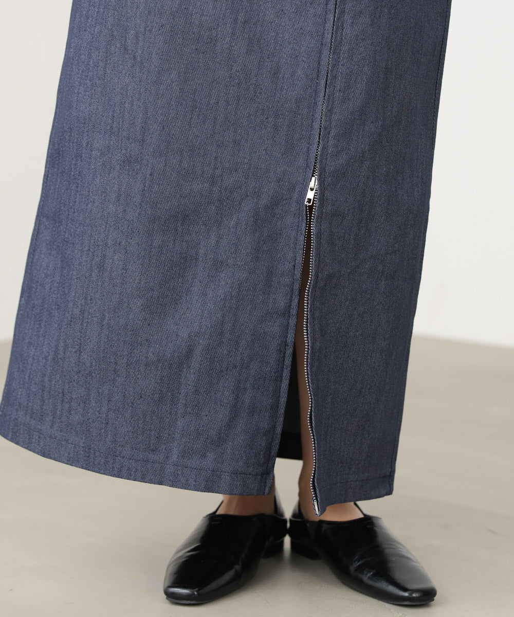 フロントWジップタイトスカート