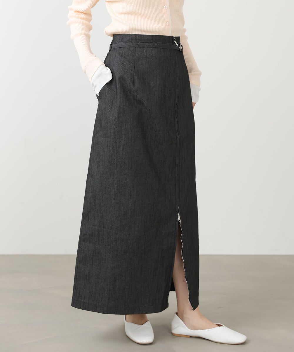 フロントWジップタイトスカート