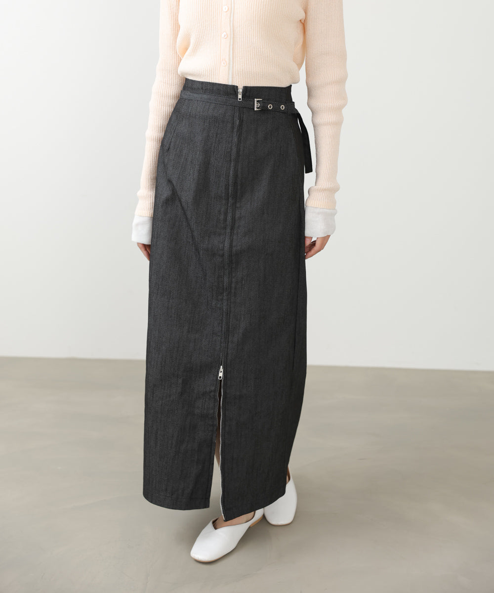 フロントWジップタイトスカート