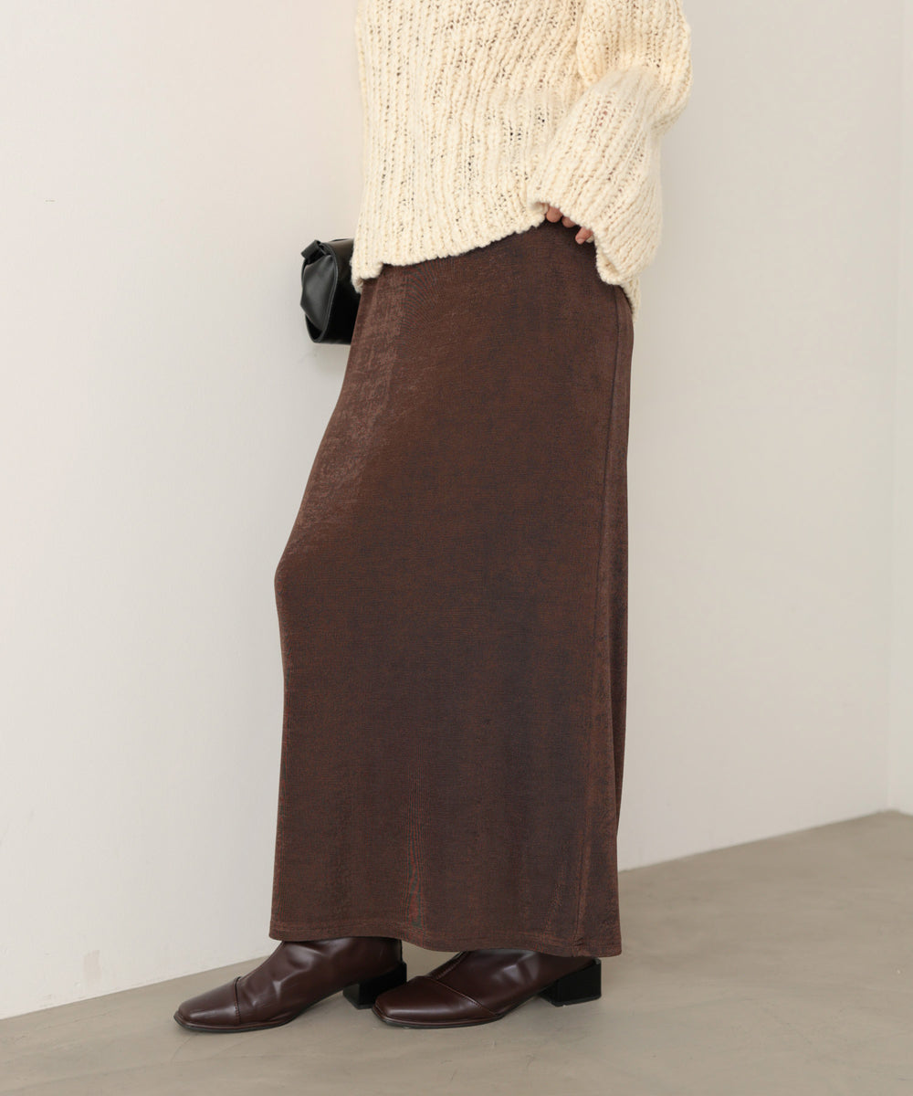 【選べるサイズ展開】のびのび快適!シャイニーイージースカート