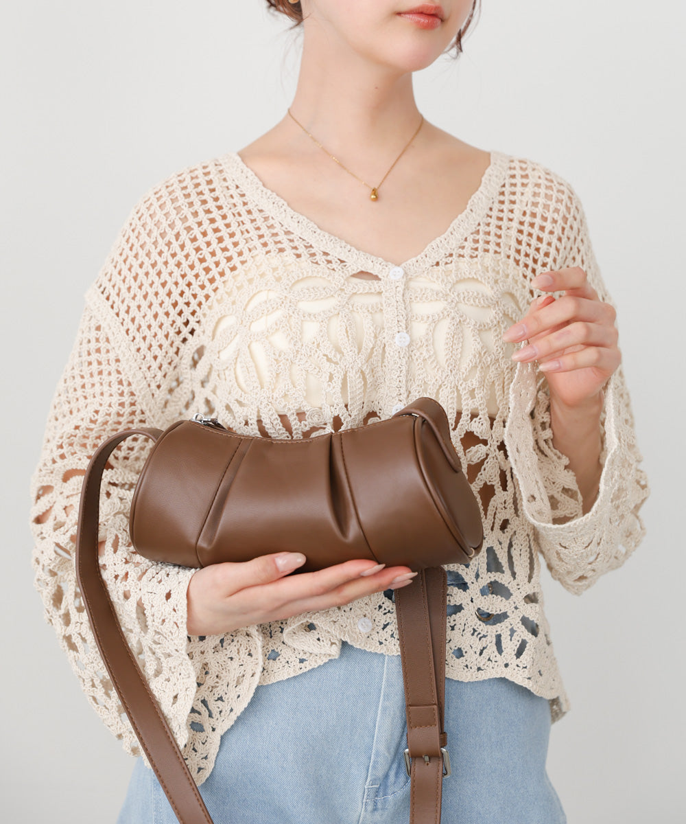 サークルクロワッサンショルダーバッグ