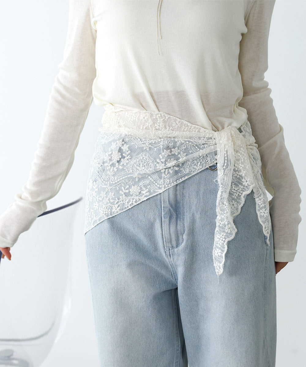 レーススカーフ