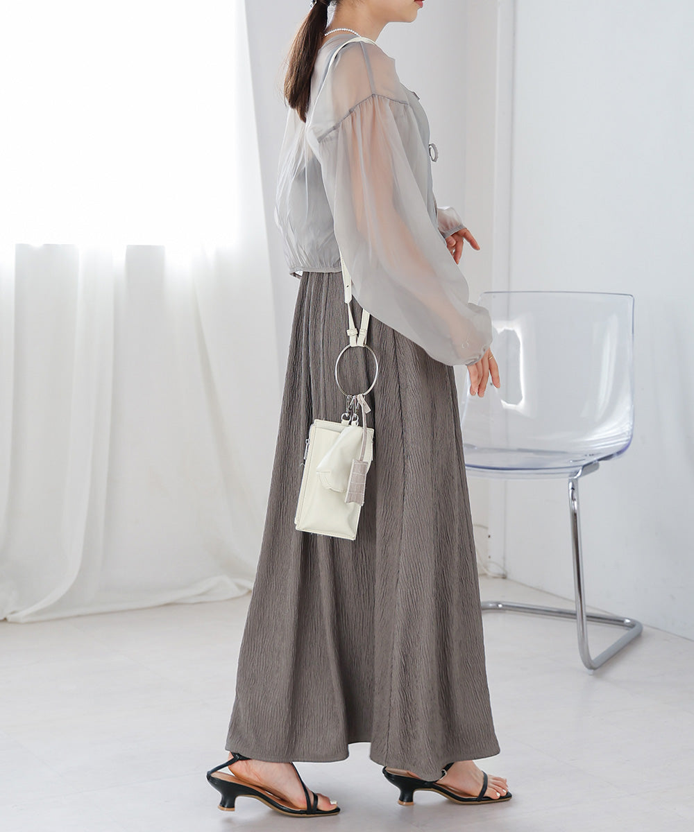 TULLE CARDIGAN SET ONE PIECE