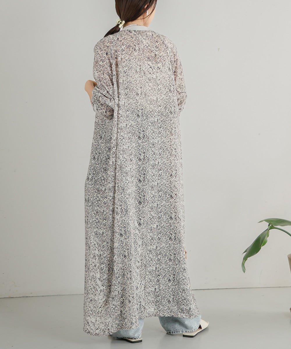 JACQUARD SMALL FLORAL ONEPIECE