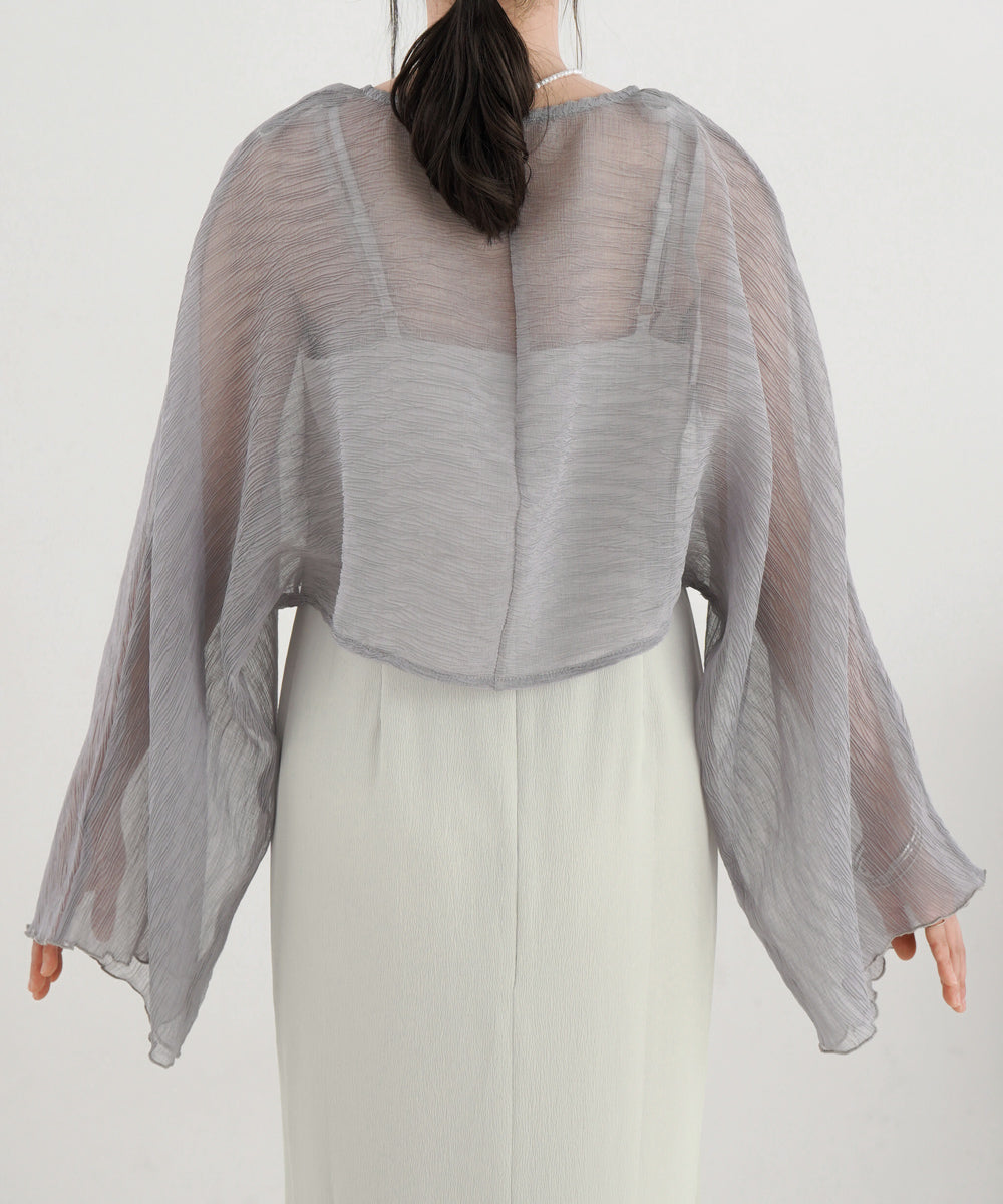 SHEER BOLERO + FLARE CAMI ONEPIECE