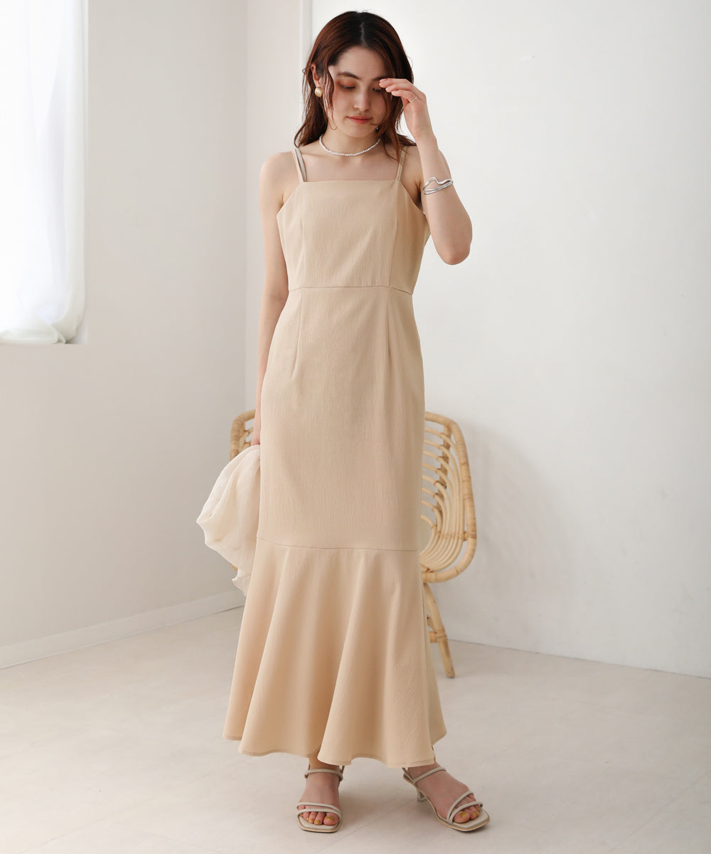 SHEER BOLERO + FLARE CAMI ONEPIECE