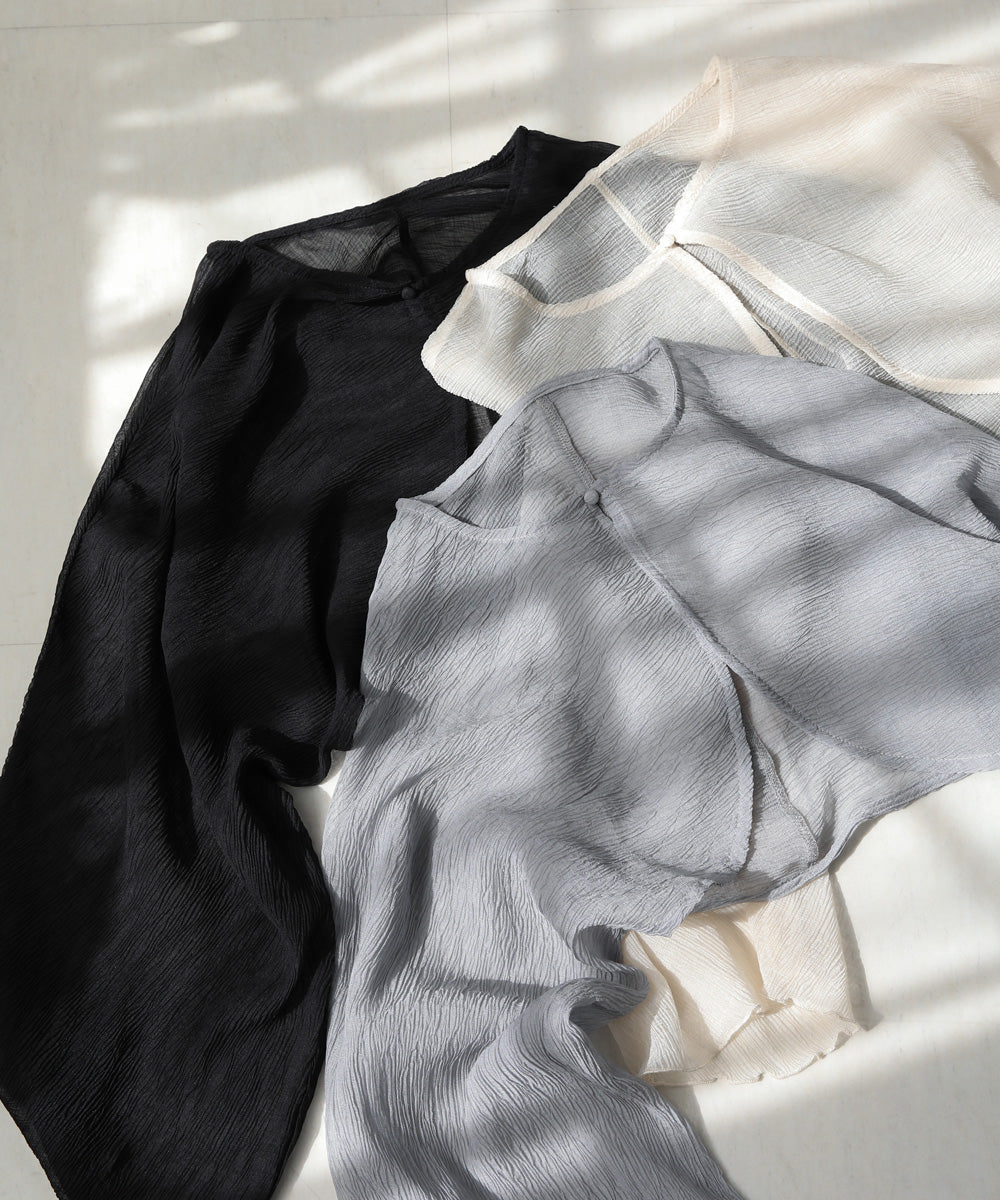 SHEER BOLERO + FLARE CAMI ONEPIECE