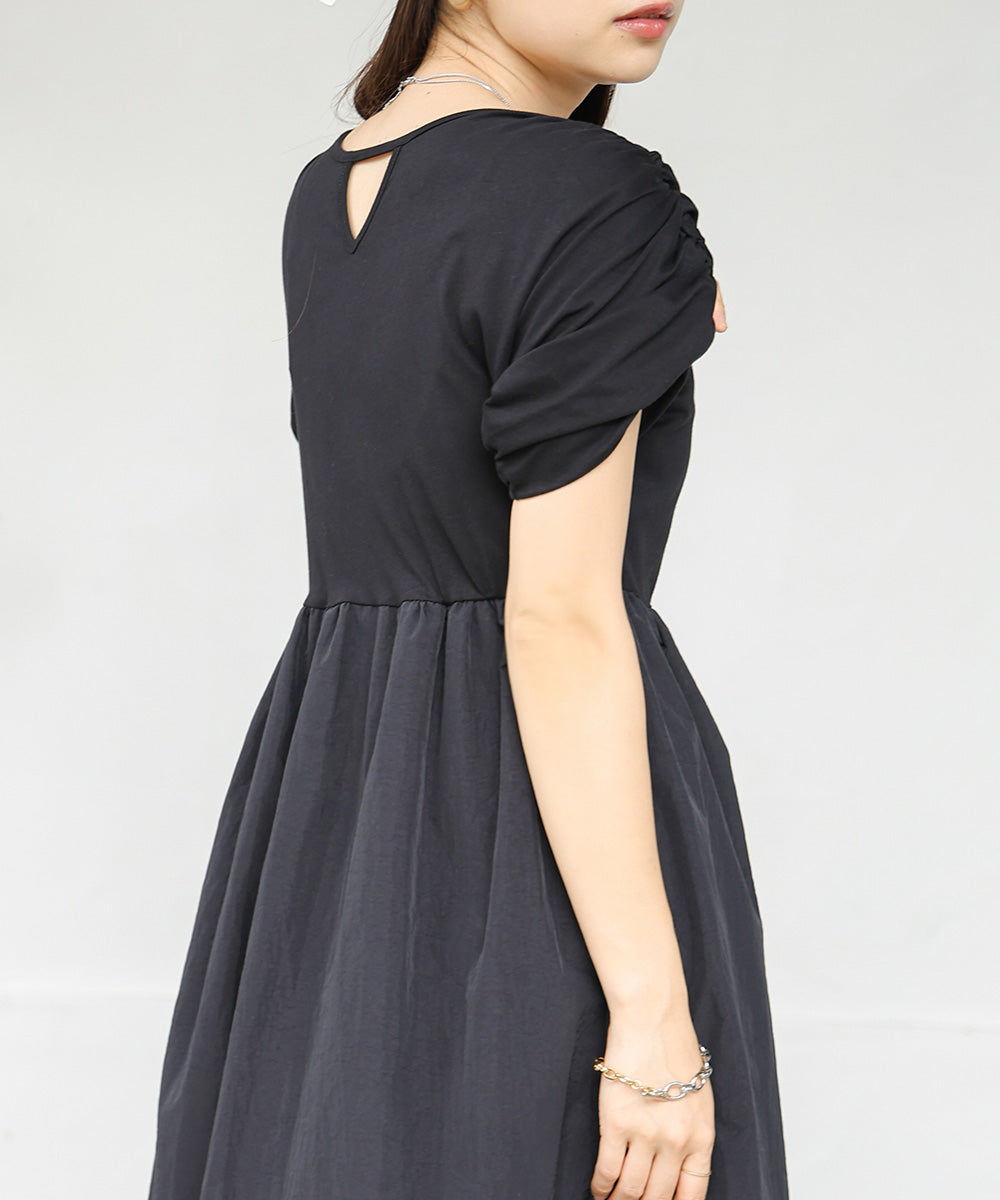 GATHER BALLOON ONEPIECE