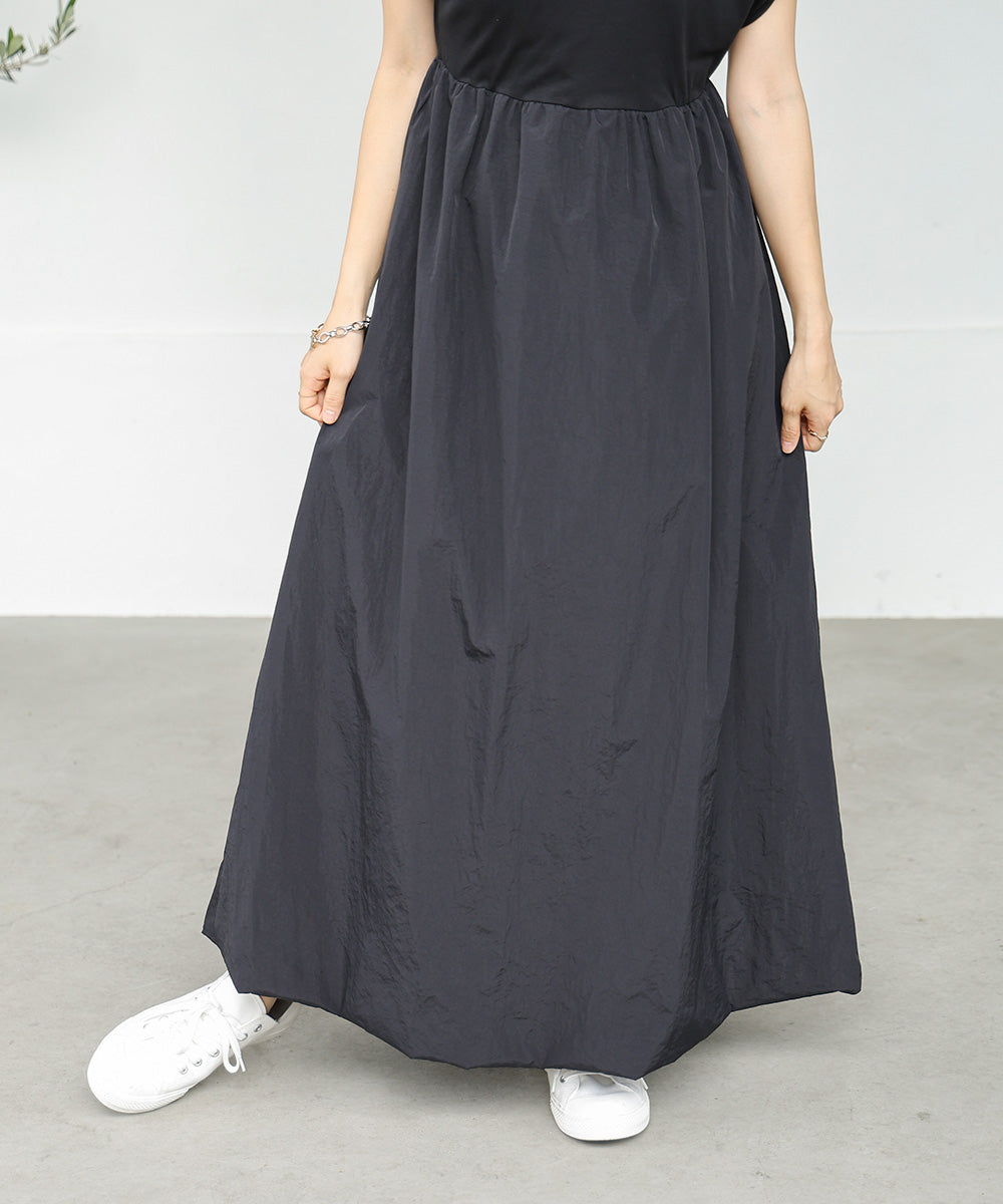 GATHER BALLOON ONEPIECE