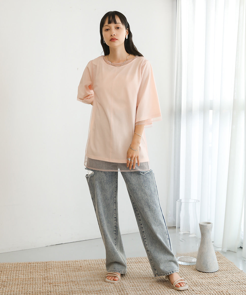 LAYERED TULLE TOPS