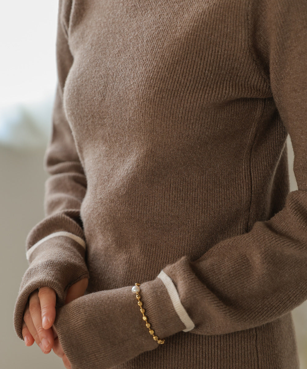 2WAY THIMBLE TURTLE KNIT