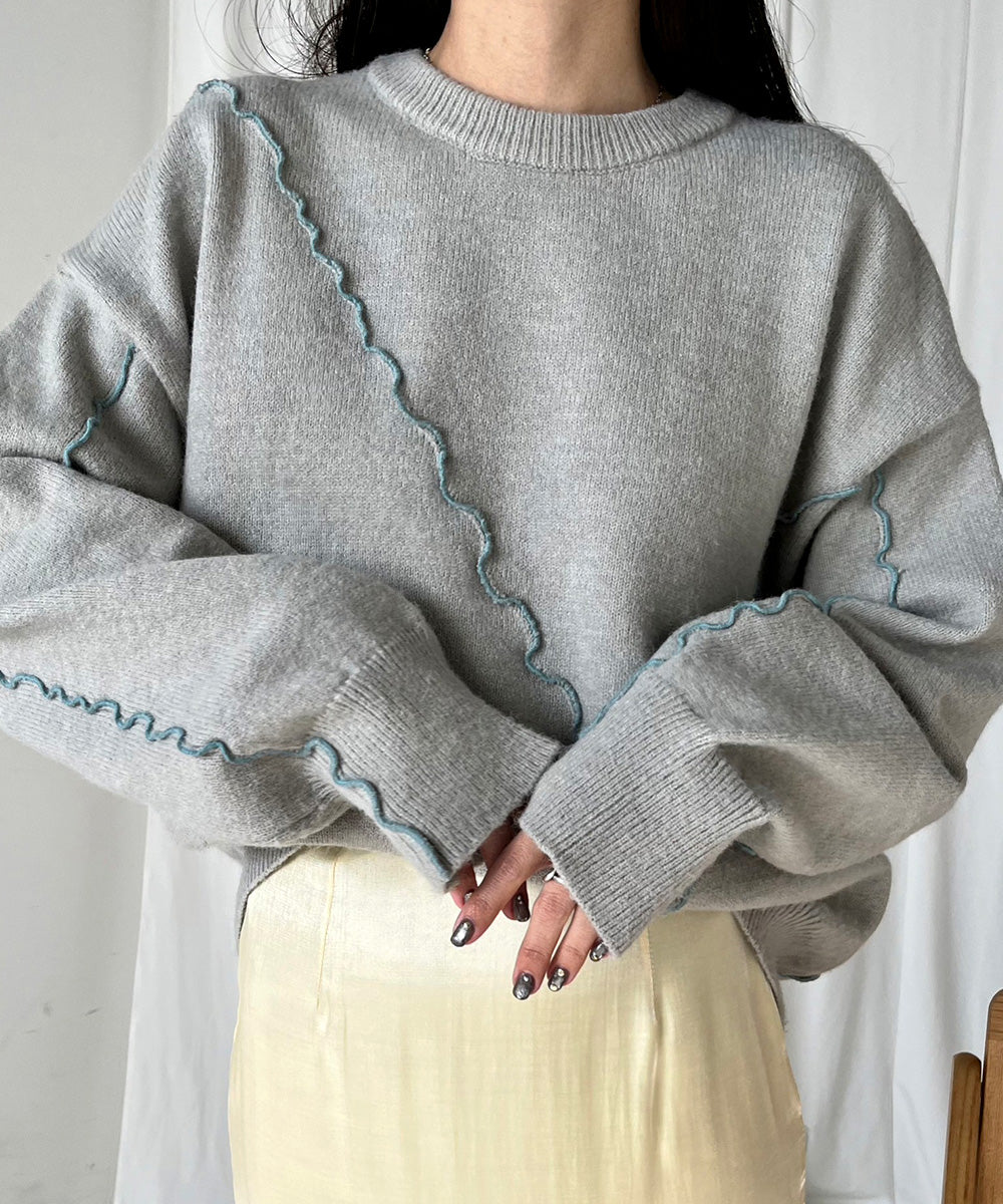 WAVE MELLOW KNIT TOPS